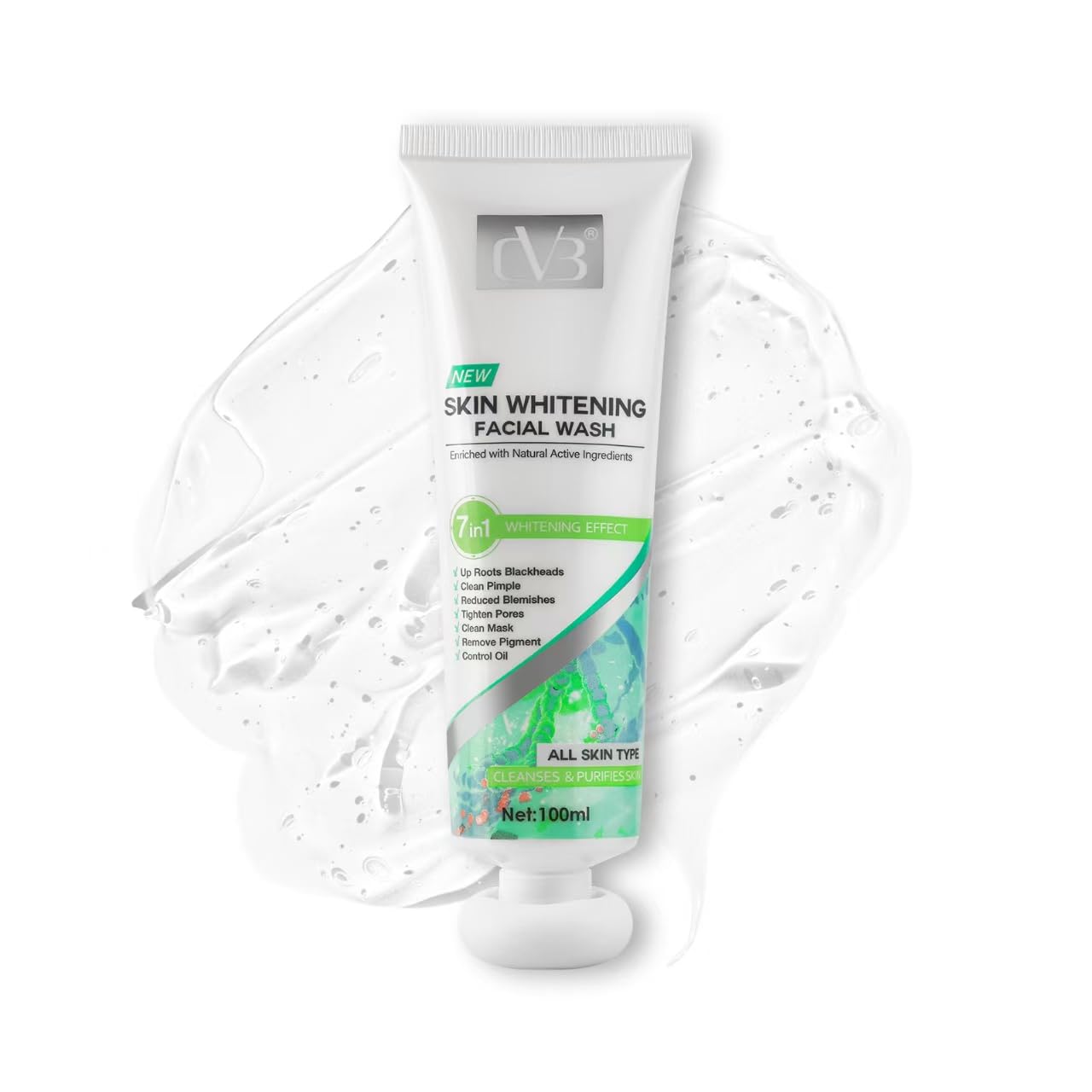 Cvb C244 Vitamin C Facial Wash  100Ml | ParabenFree Face Cleanser For Young, Glowing & EvenToned Skin | Gentle Formula For Al
