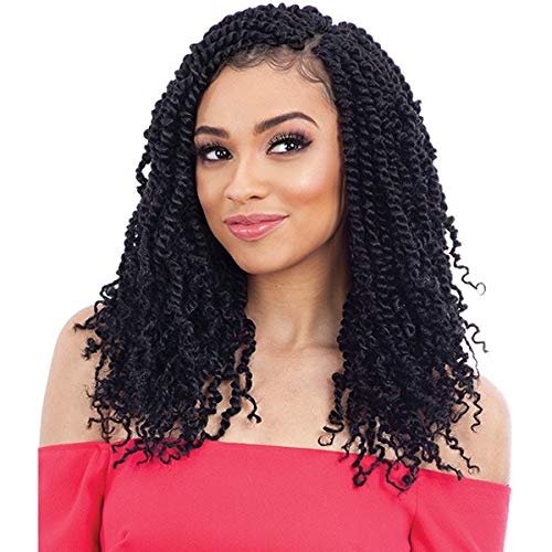 Freetress Synthetic Crochet Braid - 2X SPRING TWIST 12'' (2 Dark Brown)