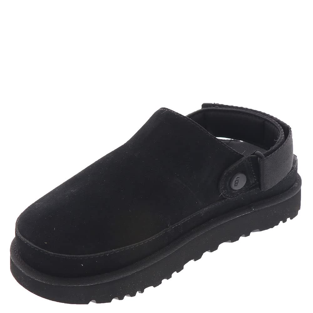UGG Womens Goldenstar Clog, Black, 6
