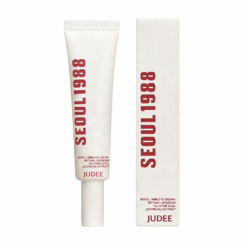 Judee Seoul1988 Eye Cream : Retinal Liposome 4% + Fermented Bean, Wrinkle Care, AntiAging, Skin Elasticity, Pigmentation, Brig