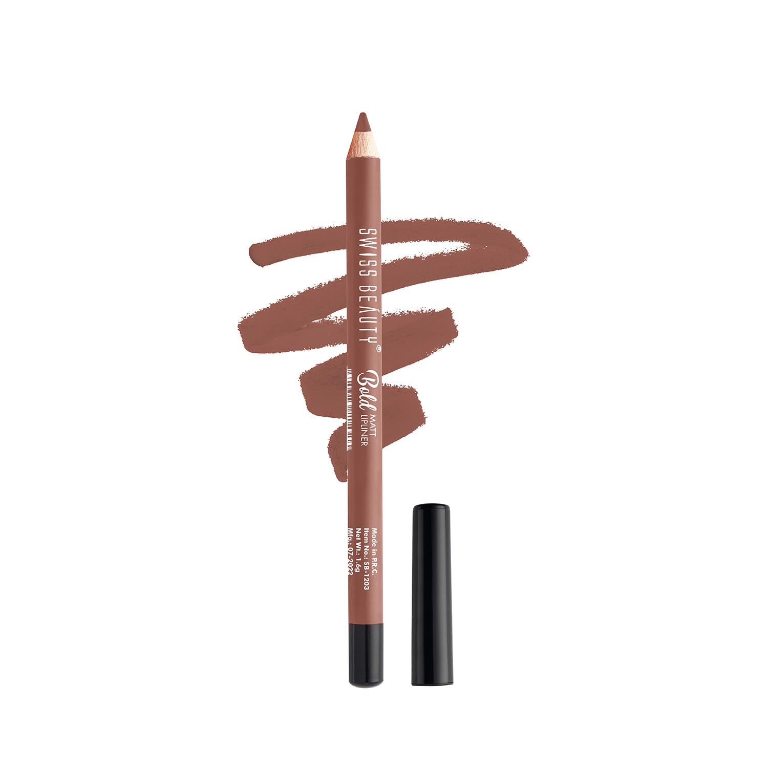Swiss Beauty Bold Matt Lip Liner | Long-Lasting |Matte Finish | Non-Drying | Shade-03, 1.6Gm