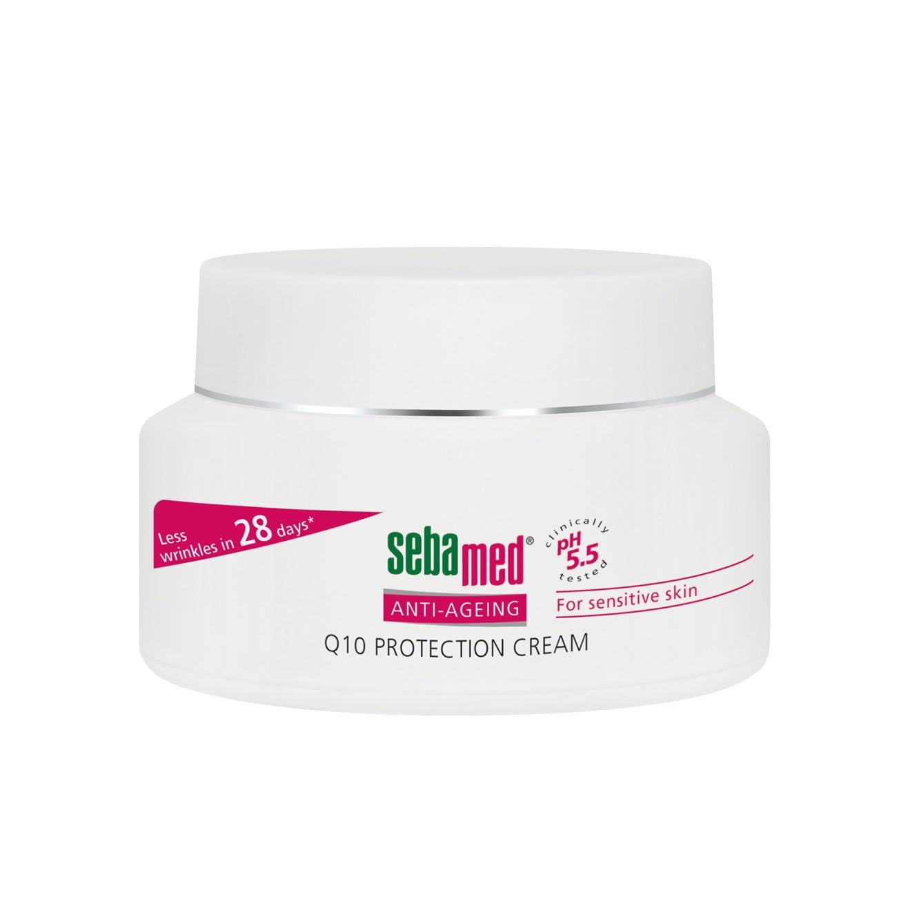 New Sebamed Anti Aging Q10 Protection Cream 50 ml. , PH 5.5 for sensitive skin ,28 days to visibly less wrinkles ,...