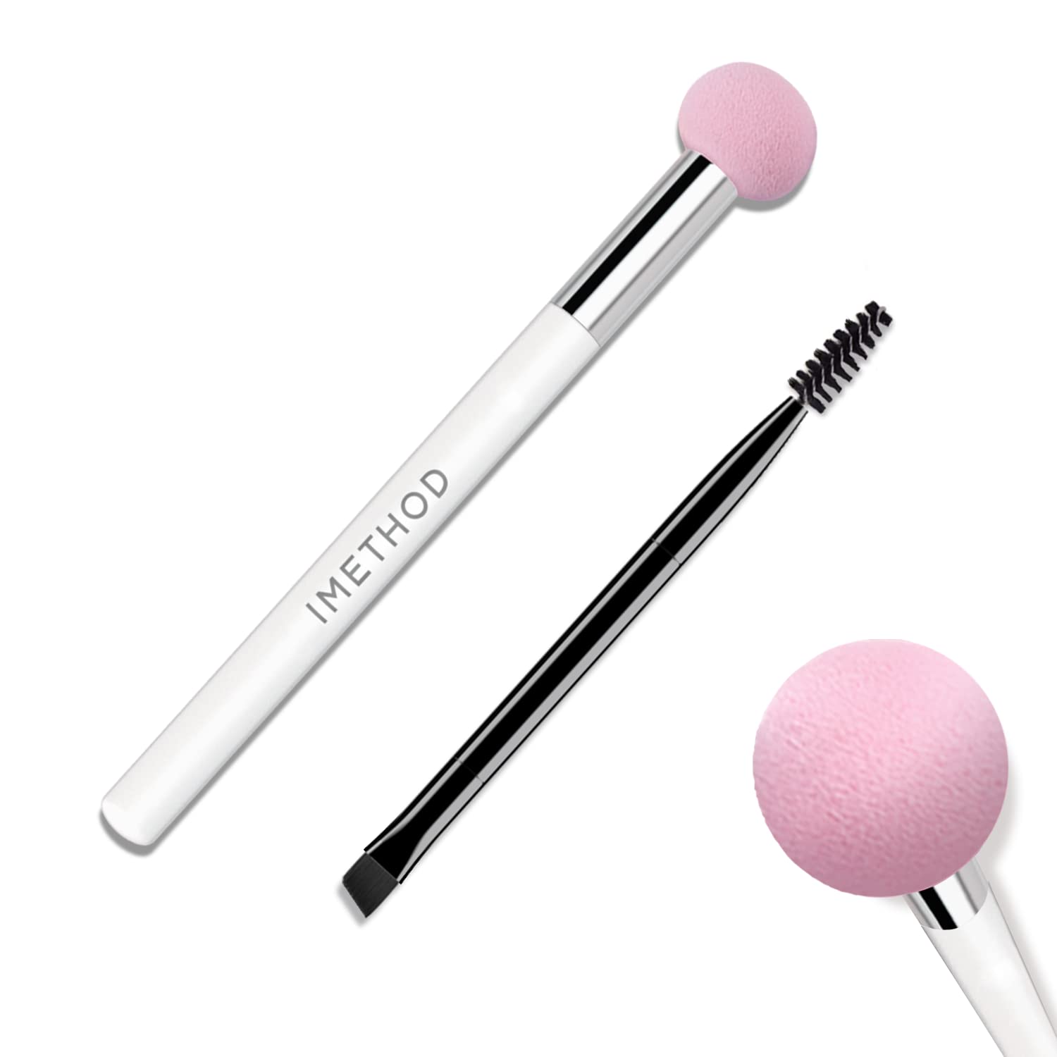 iMethod Makeup Sponge  Sponge Applicator for Eyebrow Stencil Kit & Eyebrow Stamp, Beauty Blender Sponge for Cream, Powder, Liqu