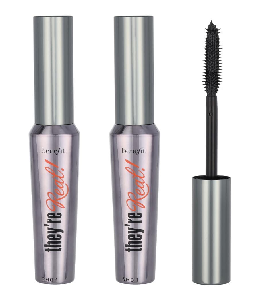 Benefit Cosmetics Theyre Real Beyond Mascara Duo Set Black, 0.3 Ounce