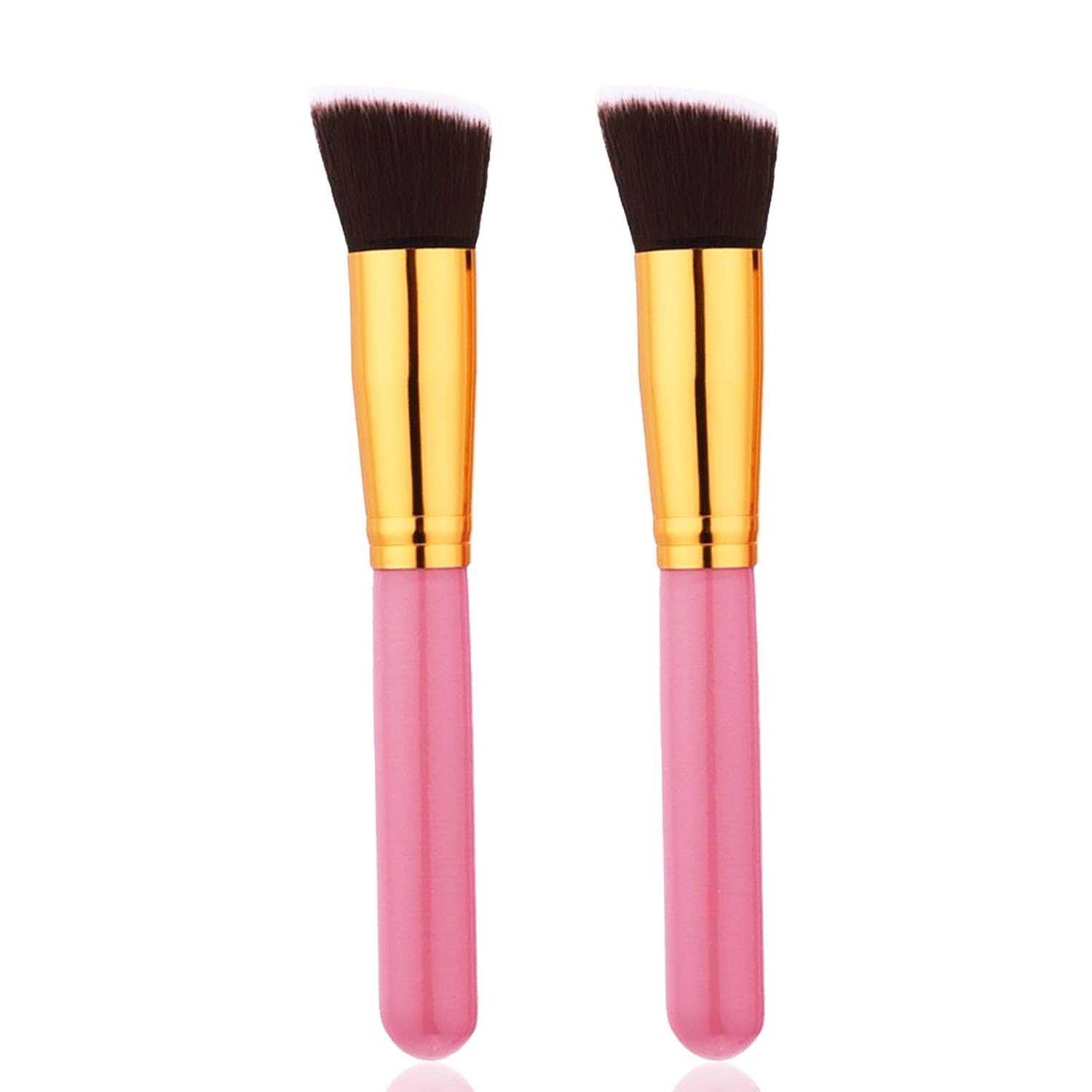 Blackboss Makeup Powder Foundation Brushes Self Tanner Brush Foundation Brush Large Sunless Tanning Face Brush 2 Pcs (Pink)