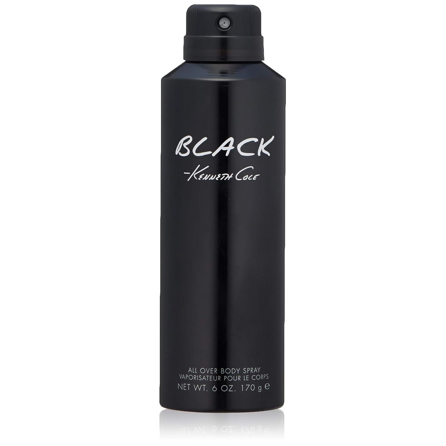 Kenneth Cole Black Body Spray For Men, 6.0 Fl Oz