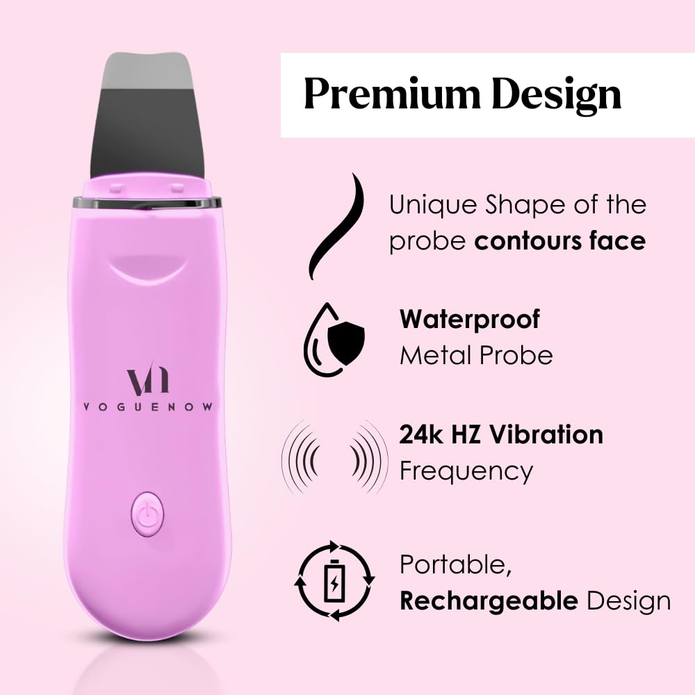 Skin Scrubber Face Spatula (Set of 3) - Deep Cleansing Blackhead Remover with Facial Mist Sprayer & Extraction Toolkit - Ultraso