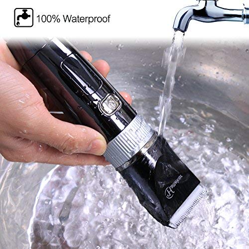 Hatteker Cordless Hair Trimmer Pro Hair Clippers Beard Trimmer For Men Haircut Kit Cordless Usb Rechargeable Waterproof