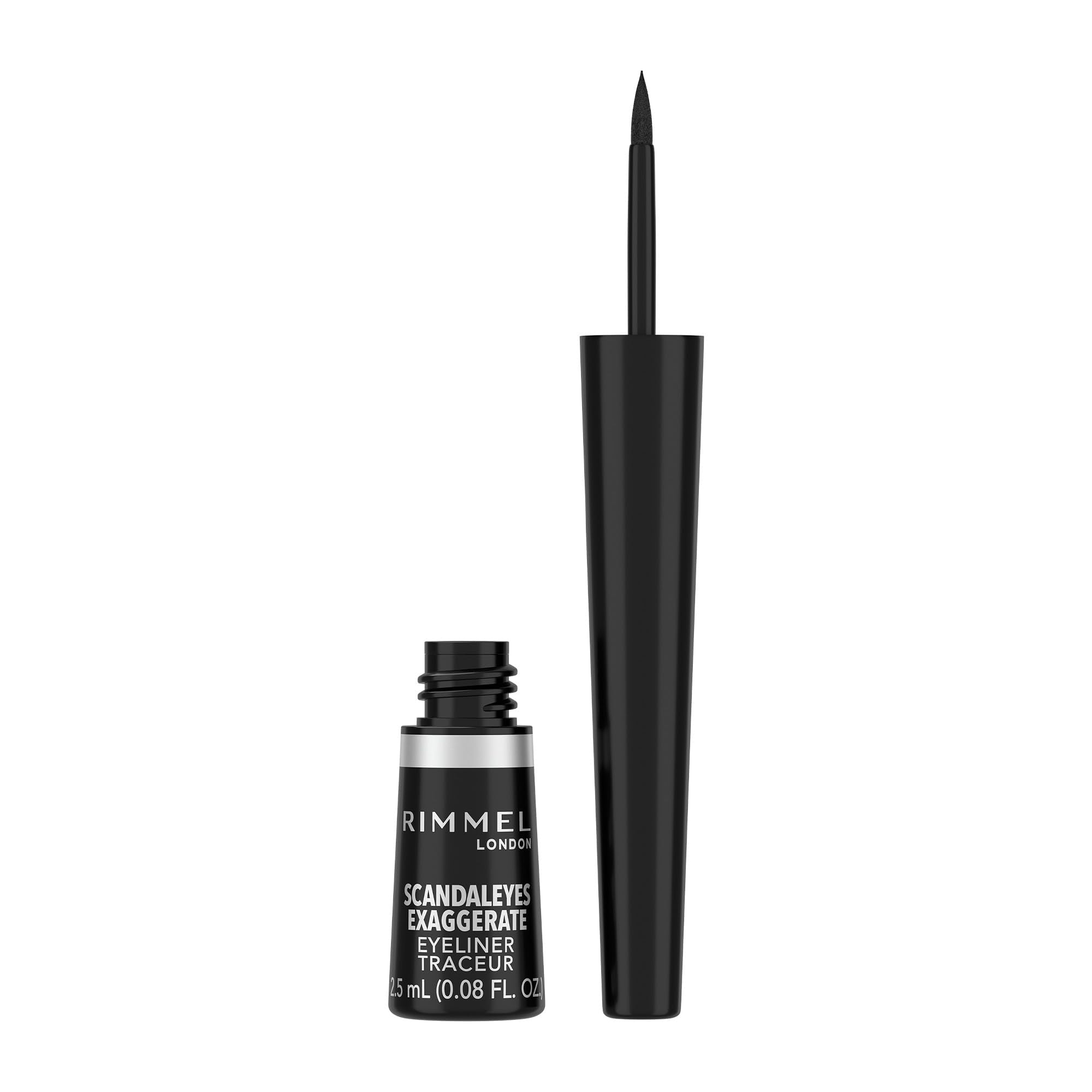 Eyeliner (%100 Black) Exaggerate Liquid 2.5ml Rimmel by rimmel