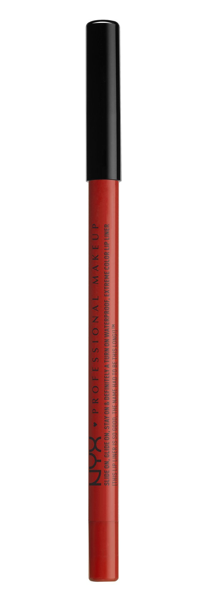 NYX PROFESSIONAL MAKEUP Slide On Lip Pencil, Lip Liner - Summer Tease (Bright Orange)