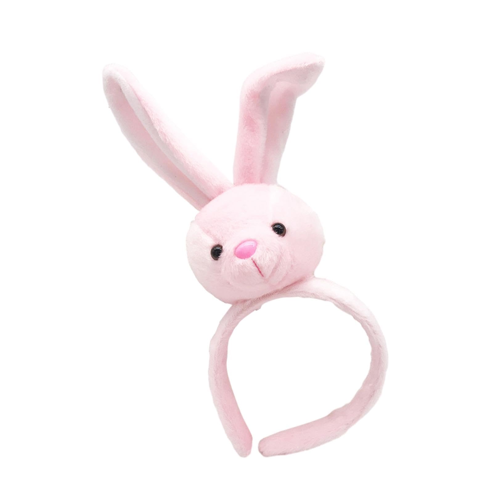 MYADDICTION Cute Animal Headband SPA Photo Prop Headpiece for Fancy Dress Party Carnival Pink Rabbit