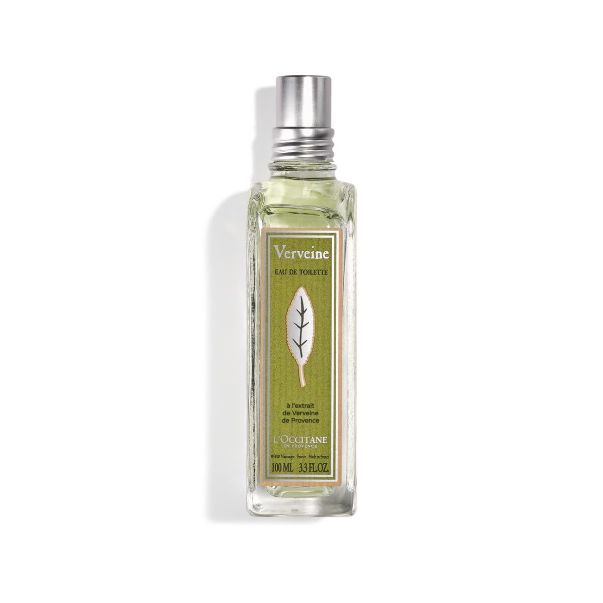 L'Occitane Verbena Eau De Toilette: Invigorating And Refreshing Fragrance With Hints Of Lemon, Iconic Verbena Leaf Extract From