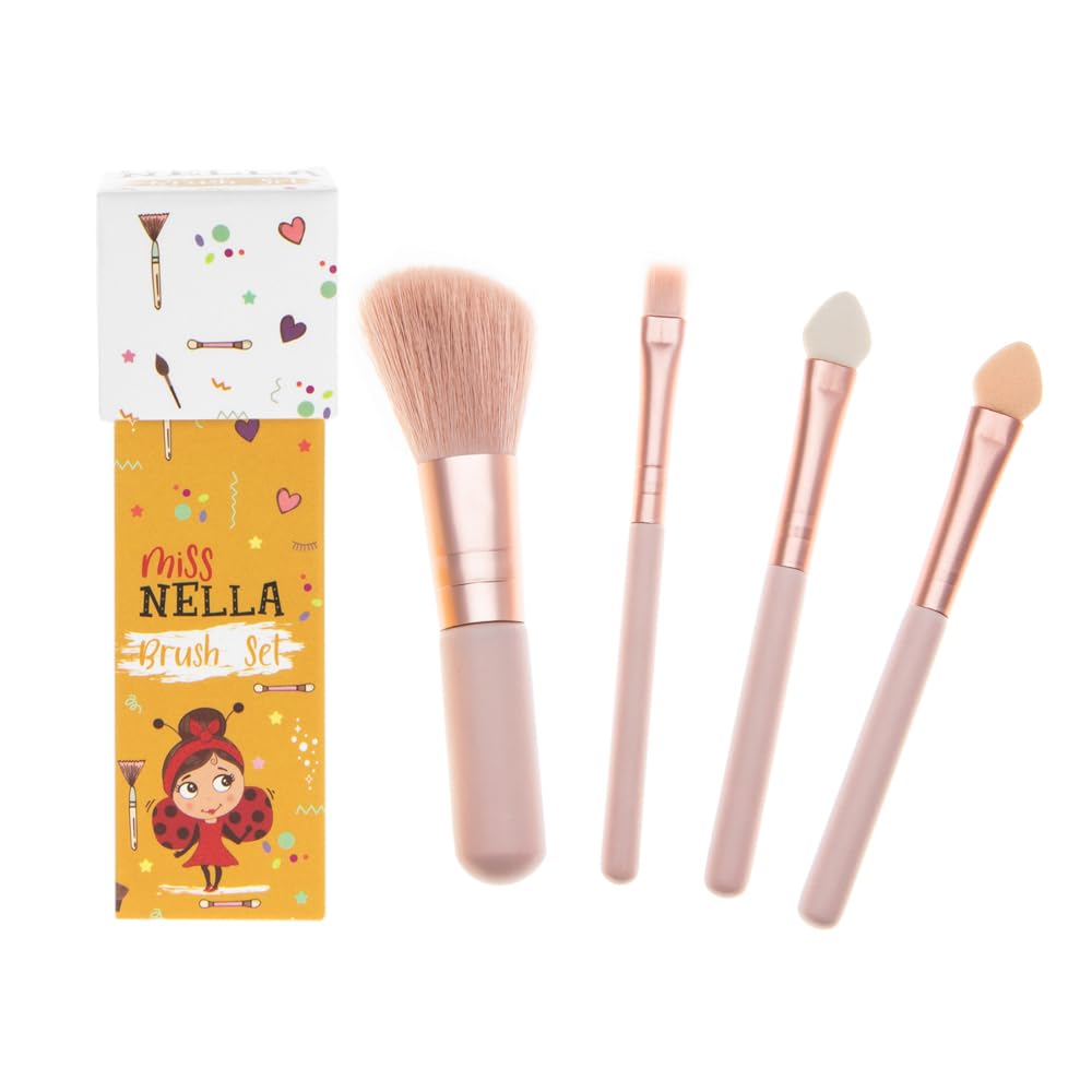 Miss Nella Kids Bag Of Wonders, Makeup & Nail Polish Set Safe And Fun Gift - Hypoallergenic, Dermatologically Tested Kid-Friendl