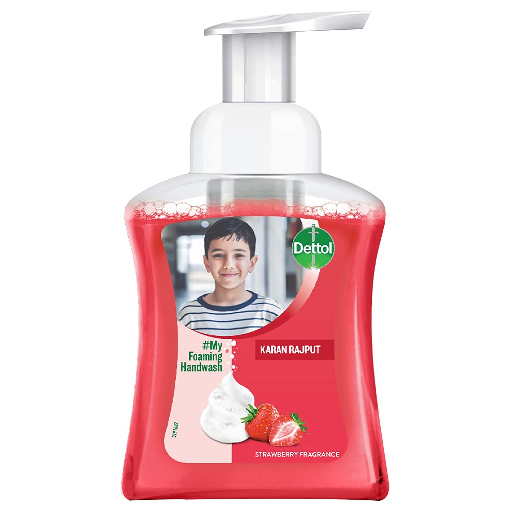 Dettol Foaming Handwash Pump  Personalized, 250Ml (Strawberry), Pink