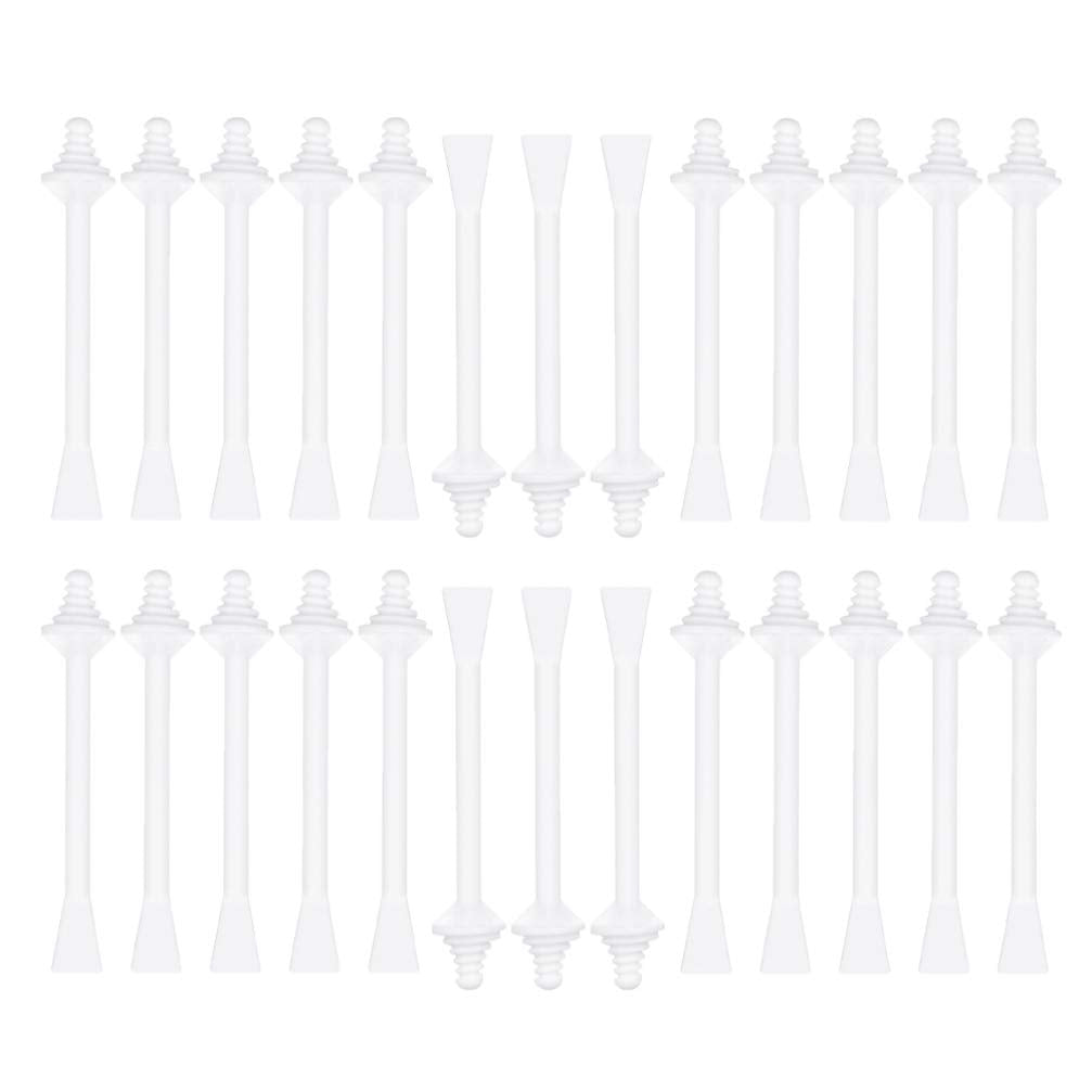 Beaupretty Disposable Hair Removal Wax Stick Nasal Hair Removal Stick for Wax Application Rod for Face Eyebrow Nose Mouth and Sm