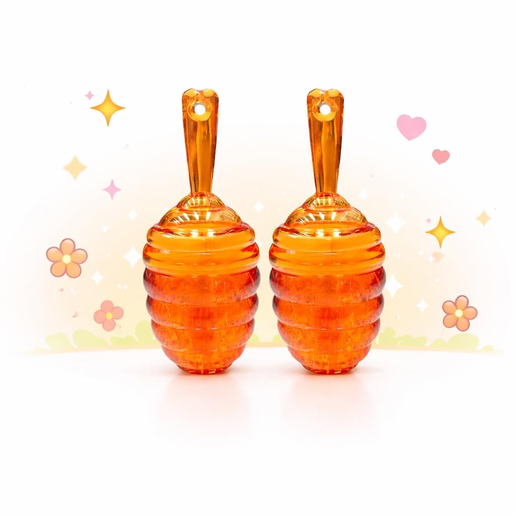 2Pcs Honey Pot Lip Oil Gloss Set  Korean Hydrating Lip Gloss, Moisturizing Lip Plumper, High Shine NonSticky Lip Glaze For Dry