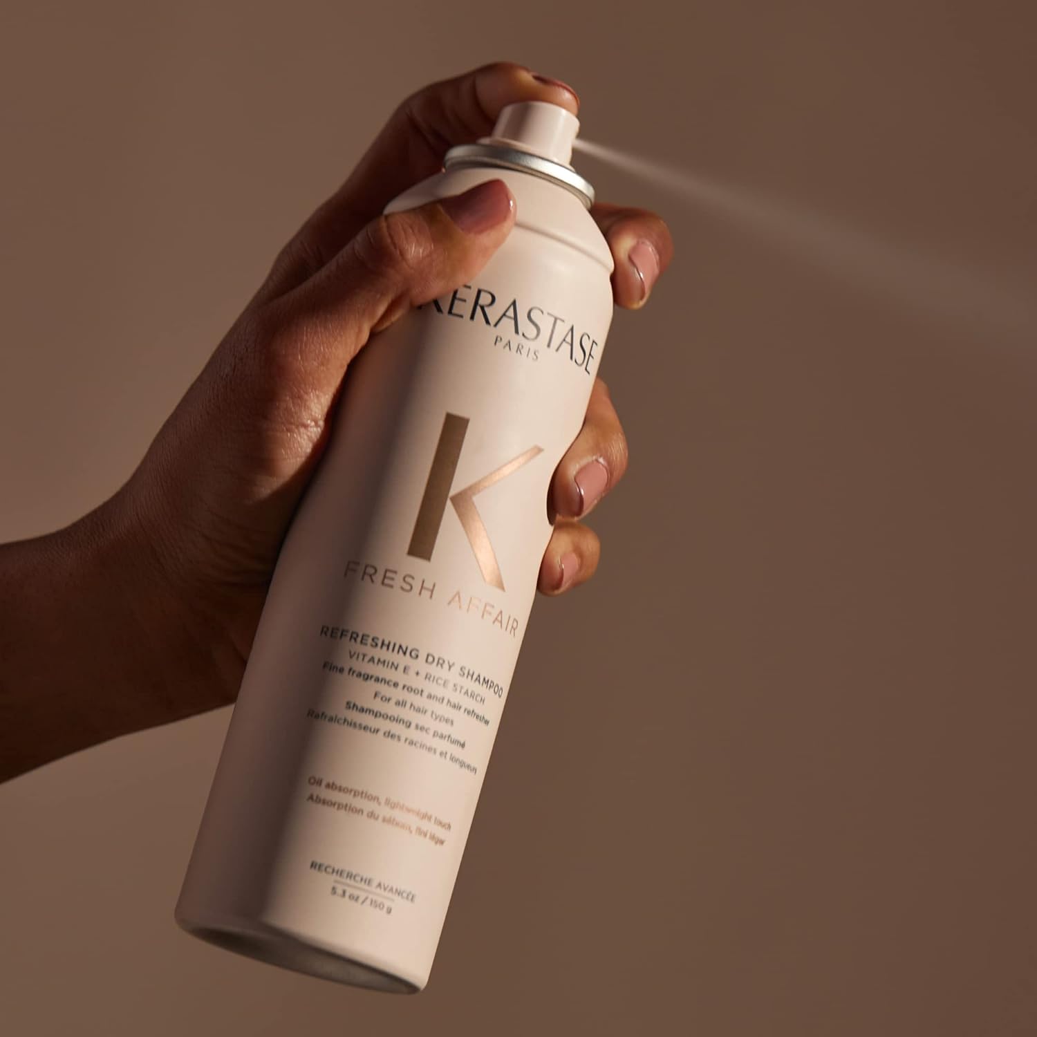 KERASTASE Fresh Affair Dry Shampoo  Fine Fragrance Root and Hair Refresher  Instantly Absorbs Excess Oil on Scalp and Hair  Ligh
