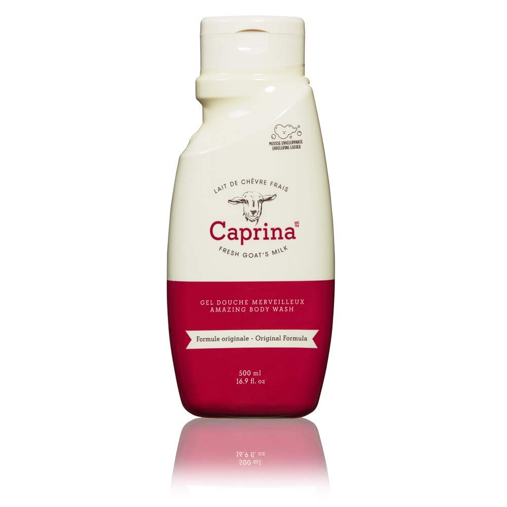 Caprina by Canus Fresh Goats Milk Body Wash, Original 16.9 oz (Single)
