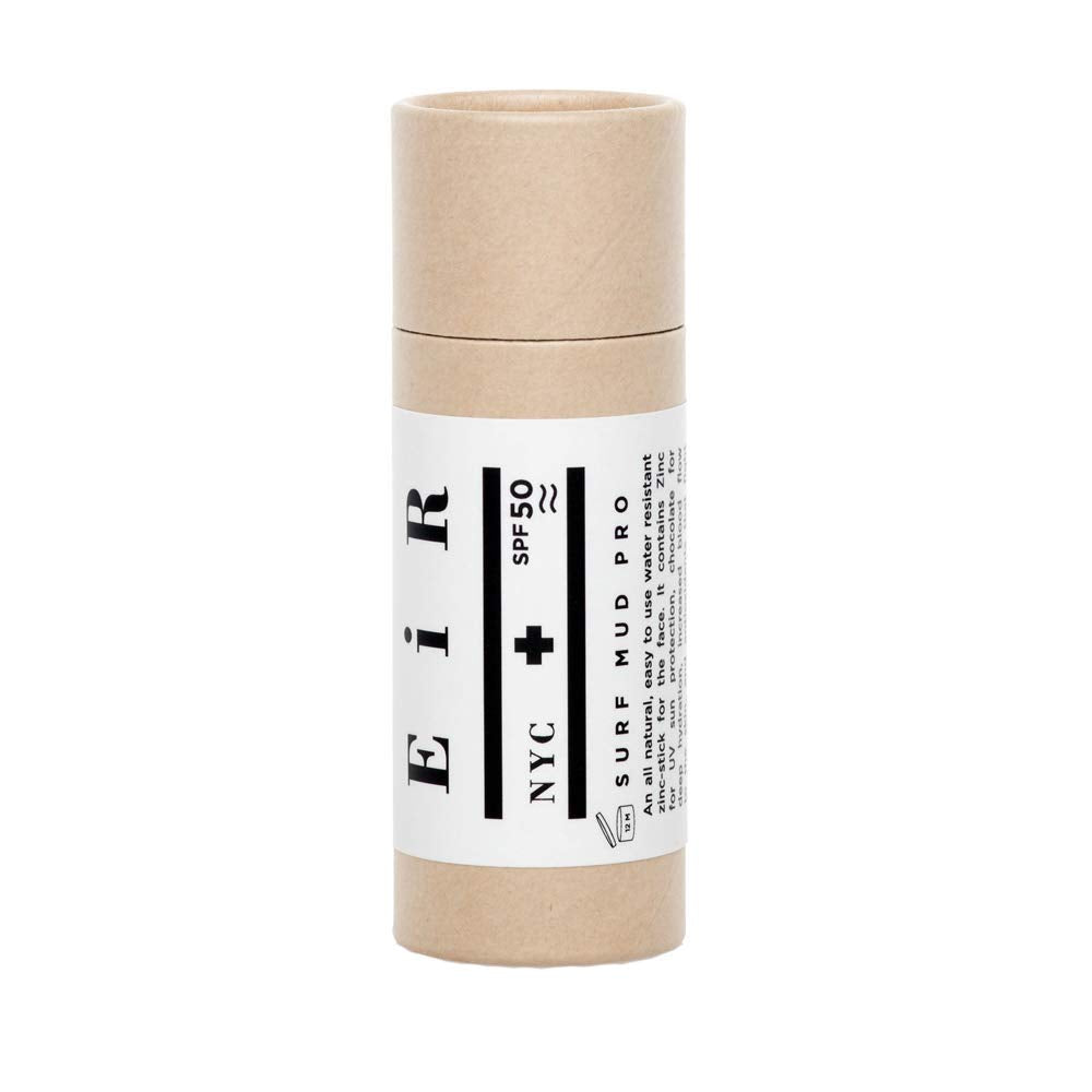 Eir Nyc Surf Mud Pro Spf 50 | Natural Organic Sunscreen For Face | Non-Nano Zinc Oxide | Sun Screen Stick | Water-Resistant Reef