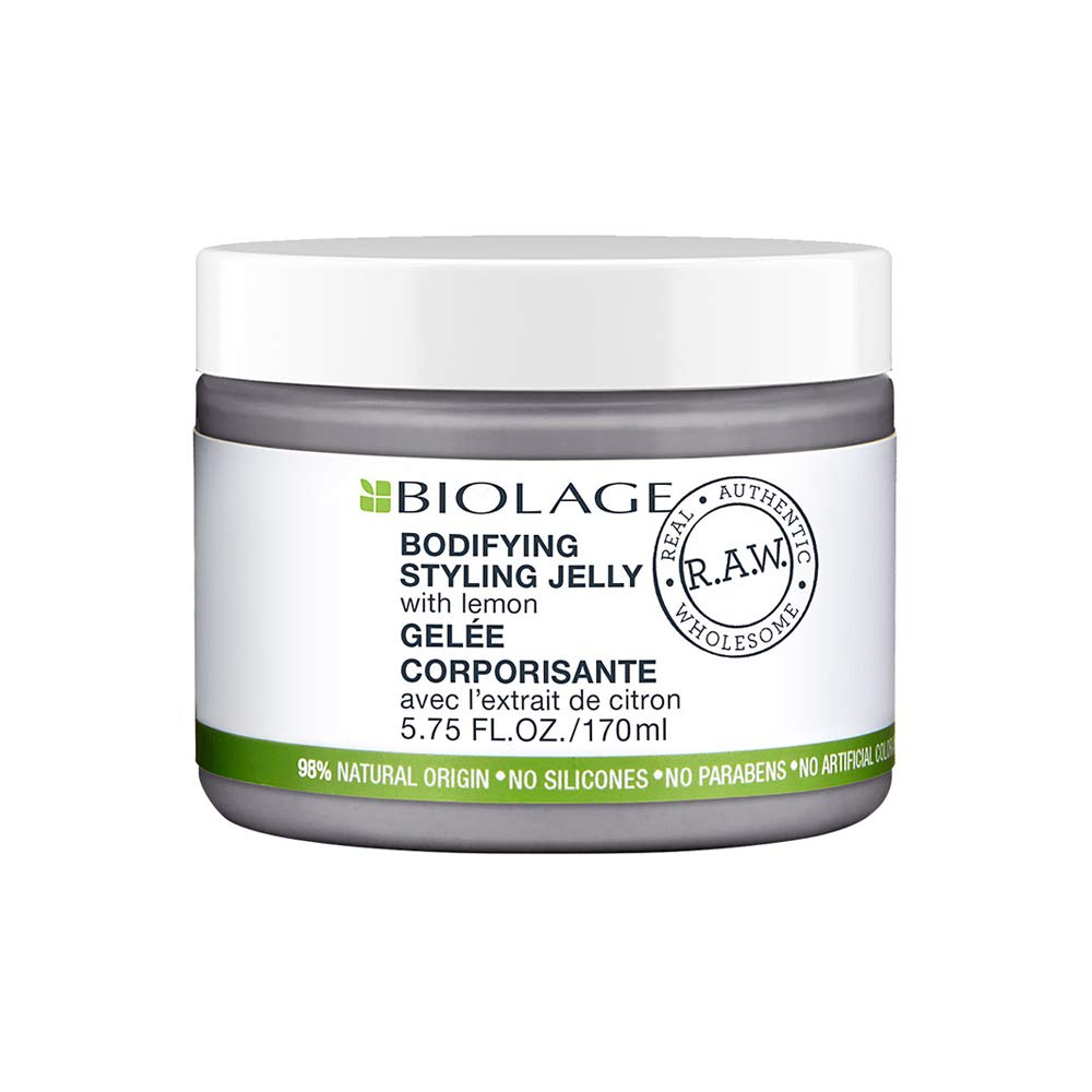Biolage R.A.W. Bodifying Hair Styling Jelly | Adds Natural Looking Body & Lift With 24-Hour Hold |Silicone & Paraben-Free | With