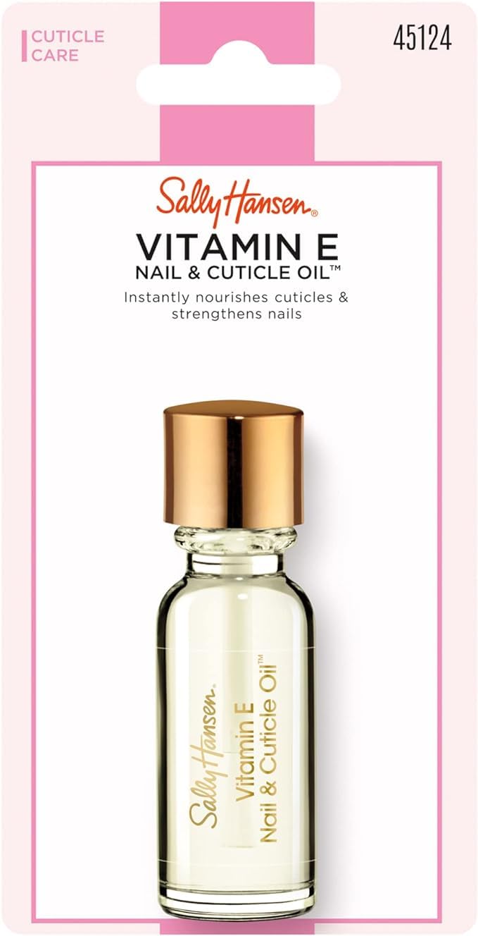 Sally Hansen Vitamin-E Nail & Cuticle Oil 0.45 Ounce (13.3ml)