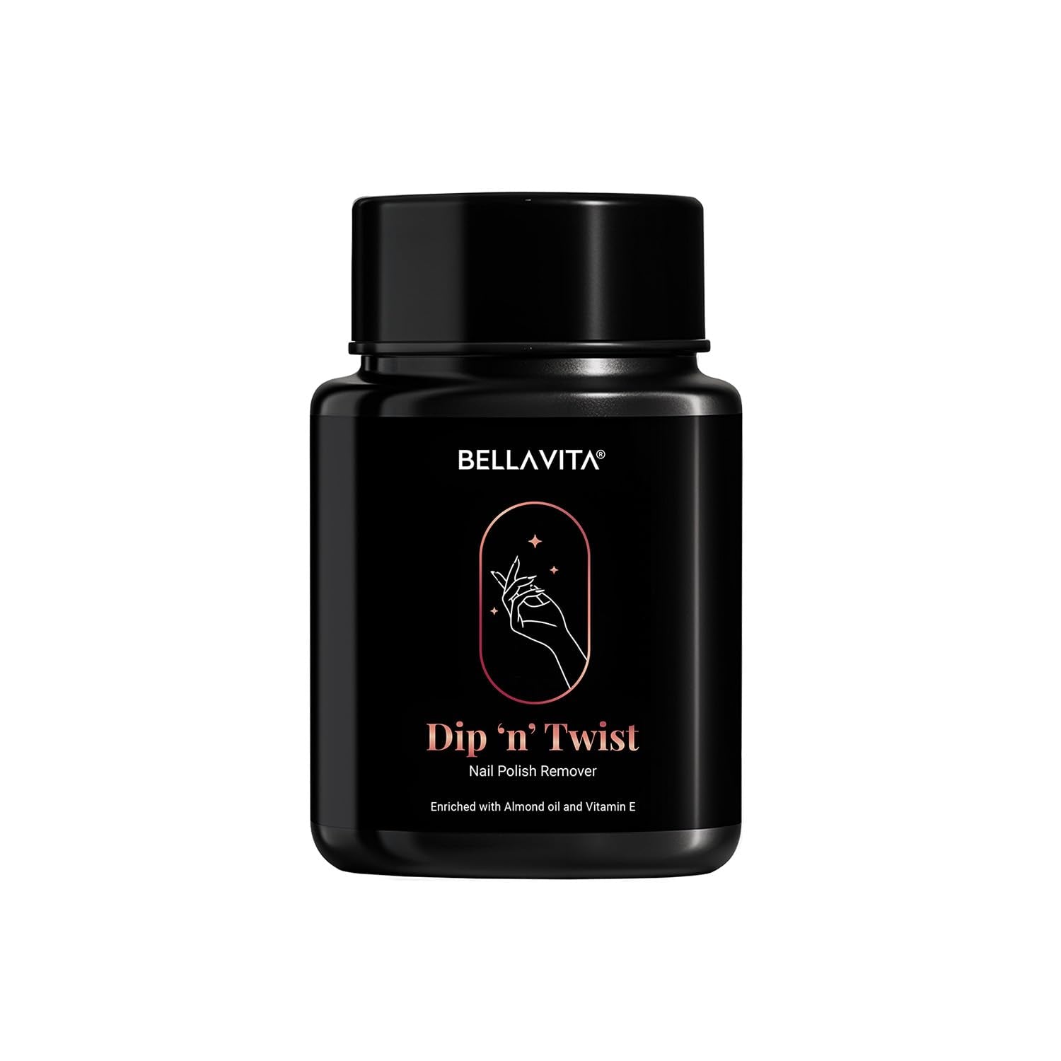 Bellavita Dip N Twist Nail Polish Remover With Vitamin E And Almond Oil | Acetone Free Formula| Quick And Easy Removal | Gentl