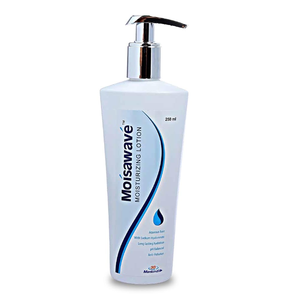 Mankind Moisawave Lotion For Long Lasting Hydration, Lightweight, On-Greasy | For Dry, Oily And Sensitive Skin | Ph Balanced Bod