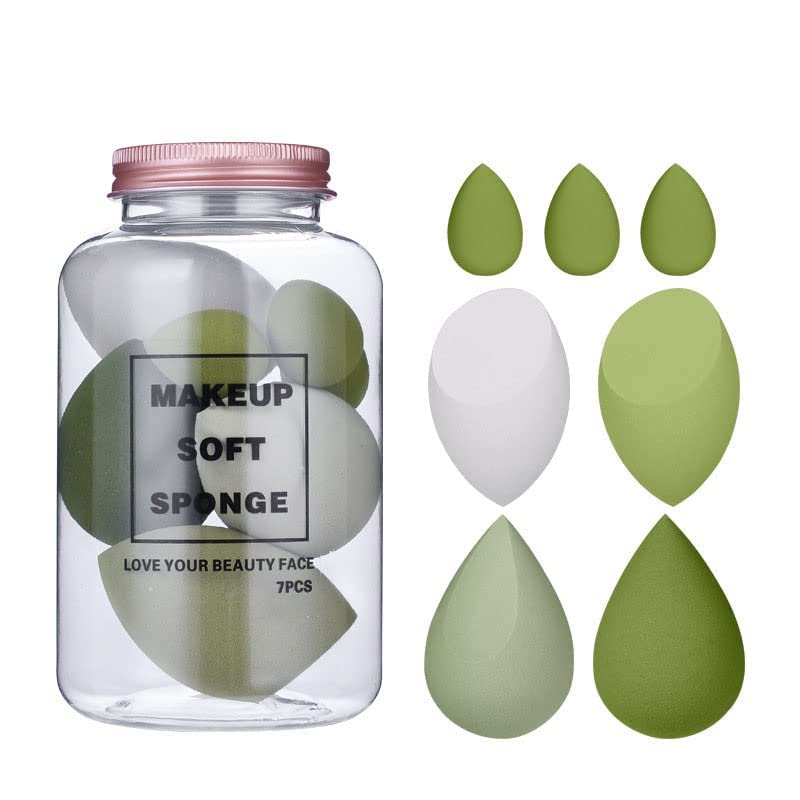 Elitewave Makeup Sponge Set Beauty Blender With Egg Case, Soft Sponge For Liquid Foundation, Creams, And Powders Latex Free Wet 