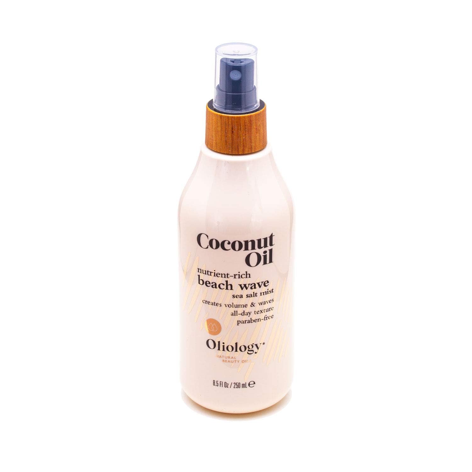 Oliology Coconut Oil Beach Wave Sea Salt Mist Spray - Light Mist Gives Hair Soft Beachy Waves Without Stiffness | Creates Volume