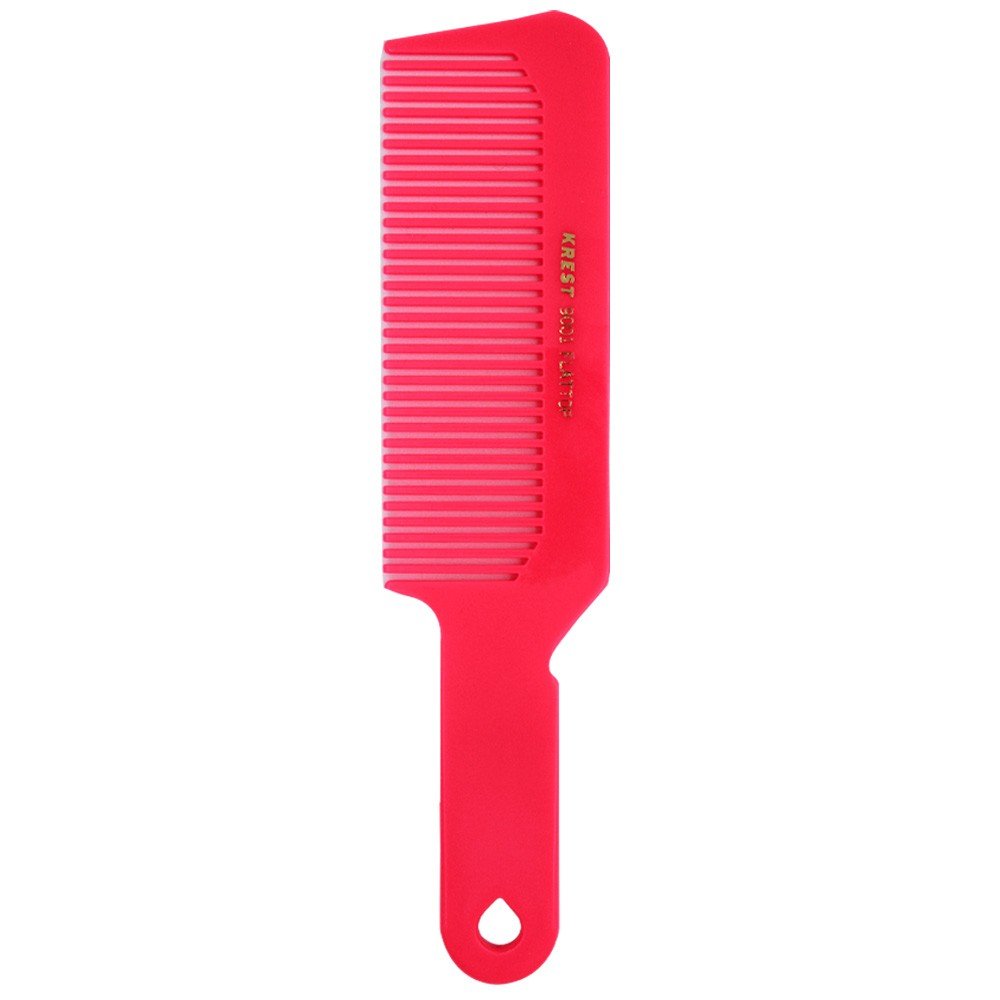 Barber Salon Beauty Hair Krest 9001 8 3/4 Flattop Comb SBK9001NPINK