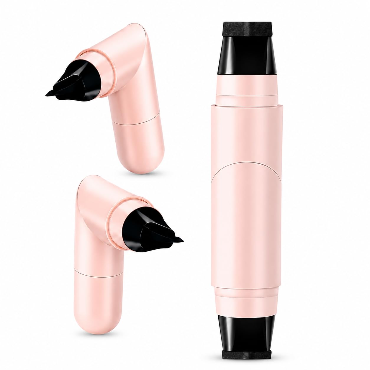 Winged Eyeliner Stamp Pen With Dual Head Rotating Tip  Waterproof SmudgeProof Cat Eye Liquid Stamp, Long Lasting Makeup Tool F
