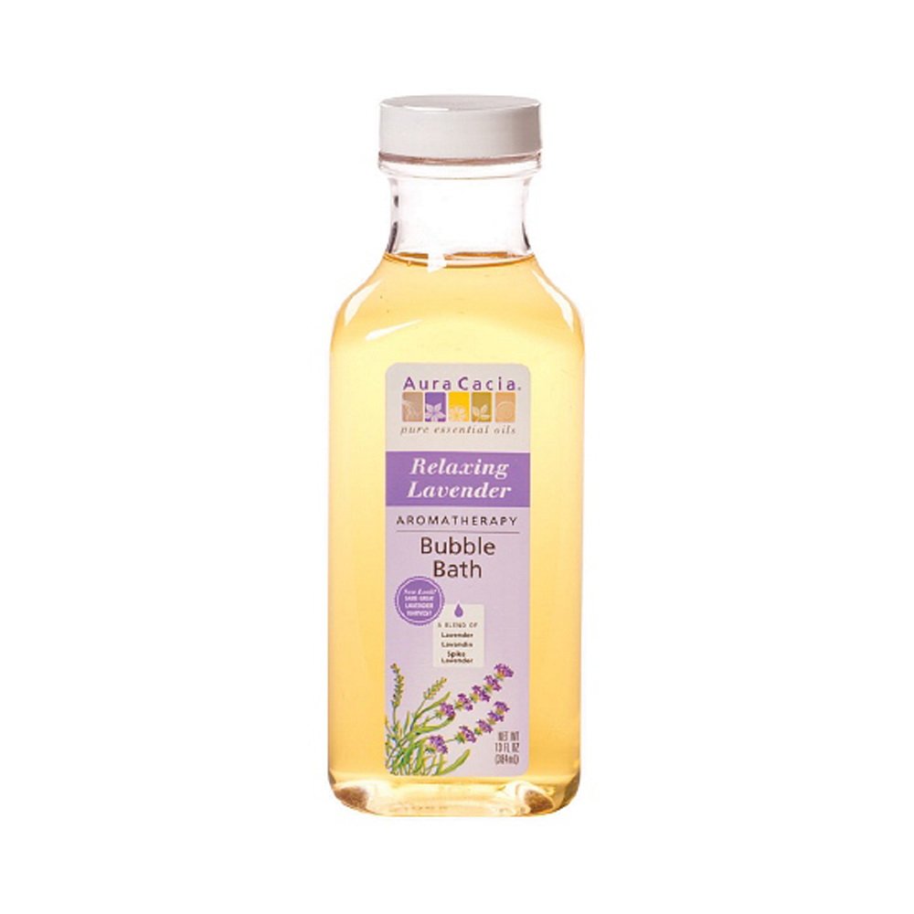Aura Cacia Aromatherapy Bubble Bath, Relaxing Lavender 13 Oz (Pack Of 5)