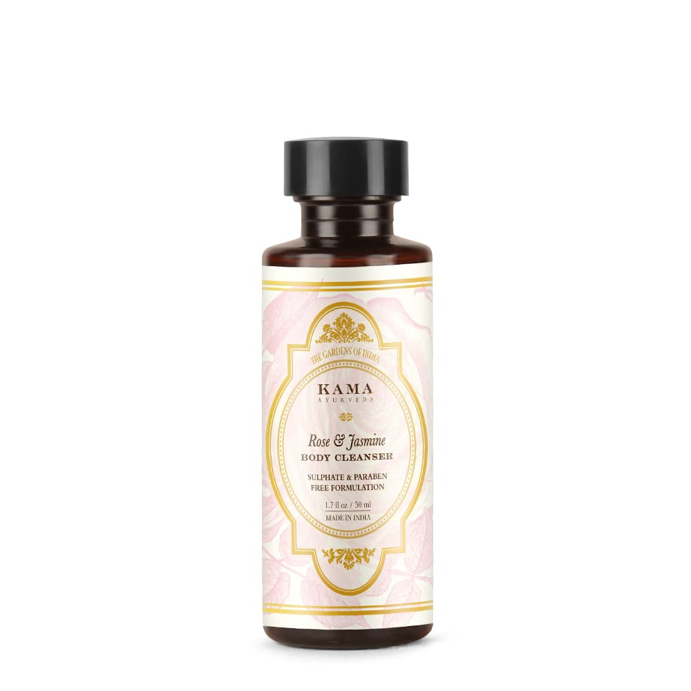 Kama Ayurveda Rose and Jasmine Body Cleanser, 50ml