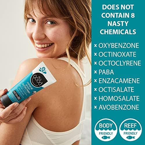 All Good Sunscreen - Sport Mineral Sunscreen Lotion, Reef Friendly, SPF 30+ for Face & Body, Water & Sweat Resistant, 2-pack (3