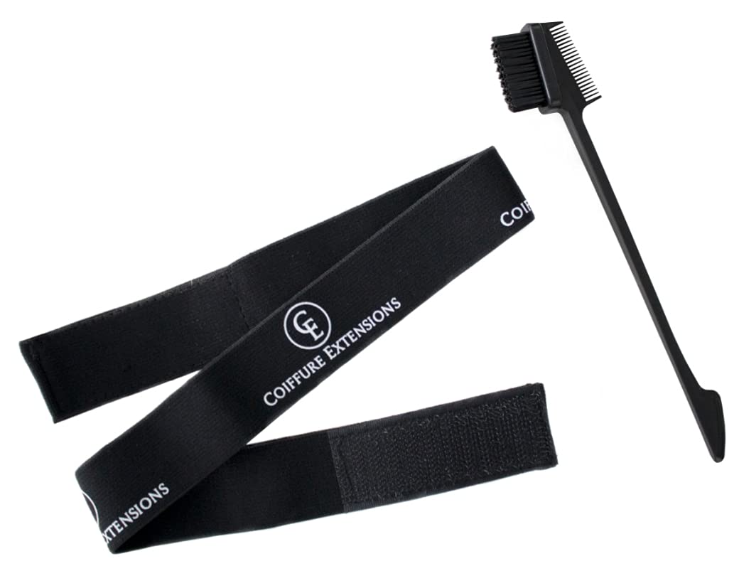 Coiffure Extensions Elastic Lace Melting Bands With Edge Brush