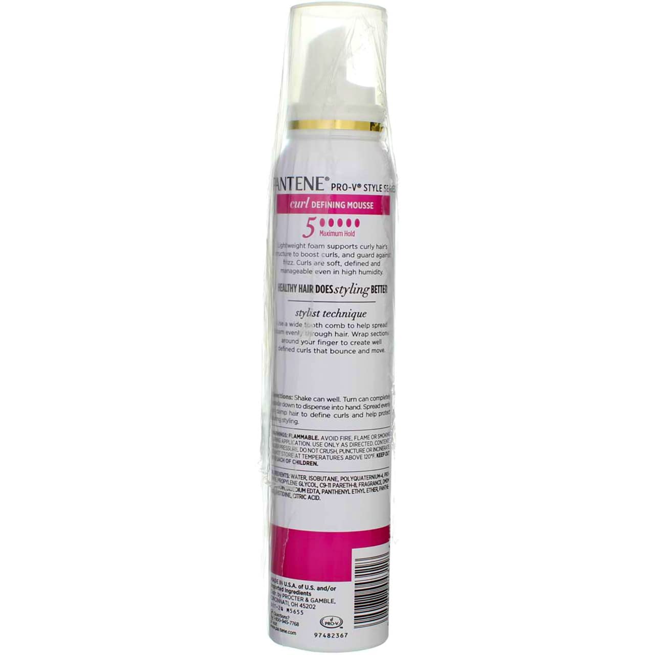 Pantene Mousse Curl Defining 6.6 Ounce (195ml)