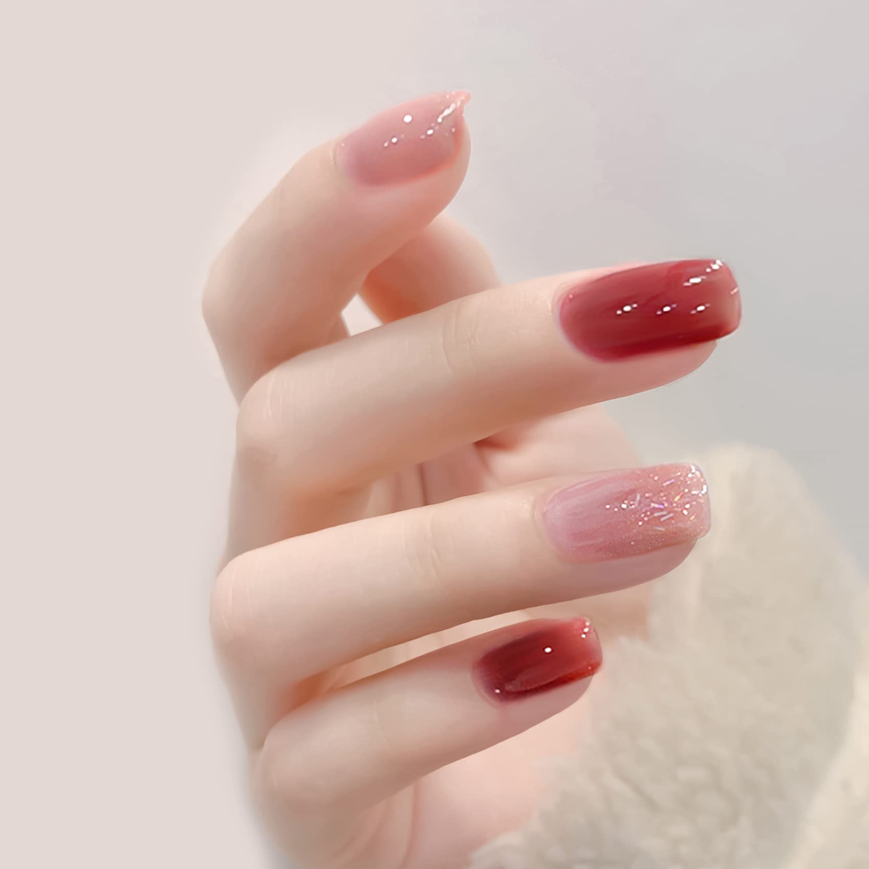 Maychao Jelly Gel Nail Polish -15Ml Blush Pink Gel Polish Soak Off Uv Led Sheer Pink Nail Polish For Diy Manicure Home Salon Nai