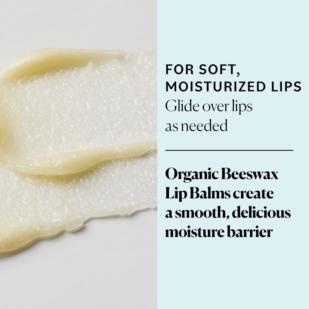 Sky Organics - Organic Lip Balm Set (4-Pack) - Organic Beeswax, Botanical Oils & Extracts - Vitamin E & Organic Natural Flavors
