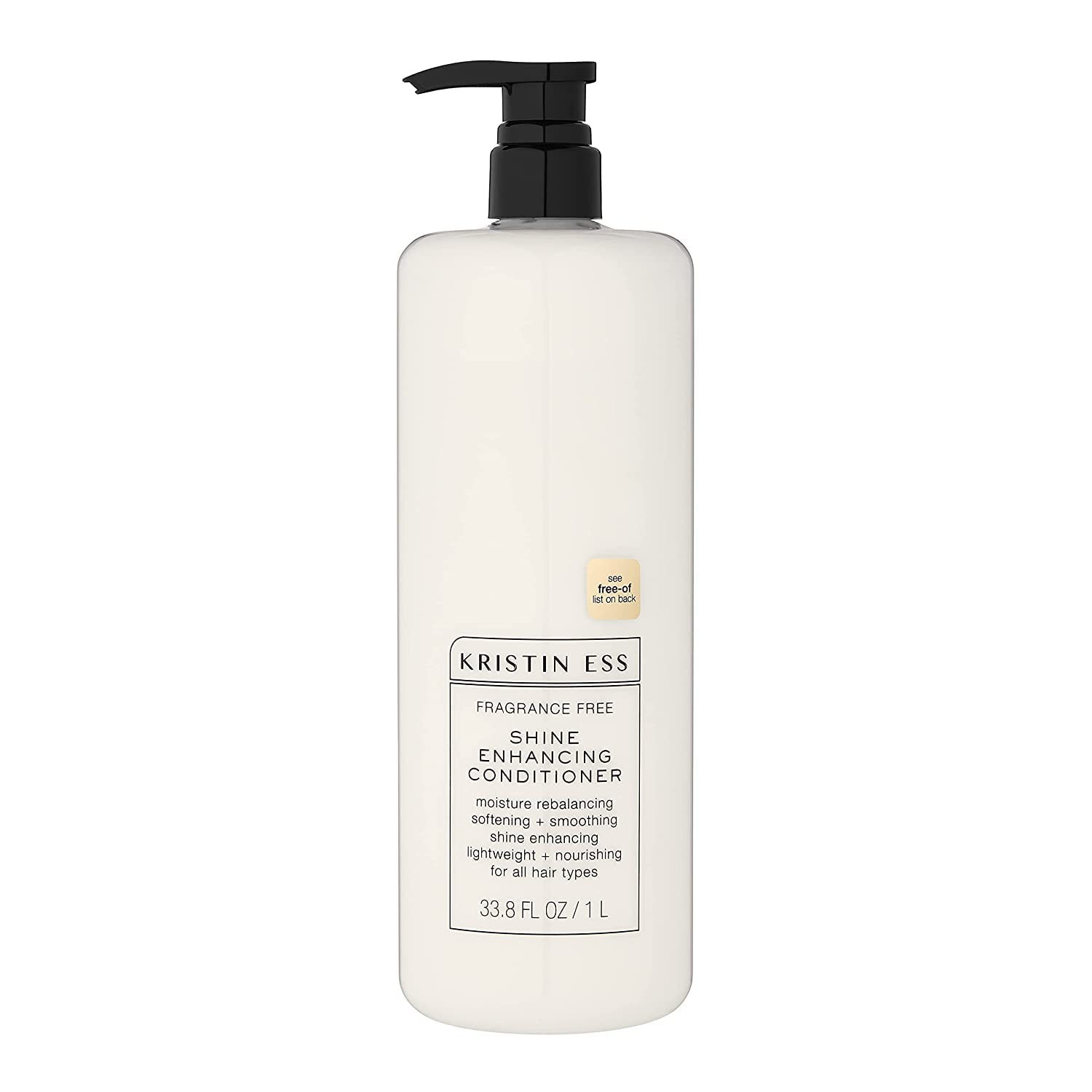 Kristin Ess Fragrance Free Shine Enhancing Conditioner 33.8 Fl Oz (Pack of 3)