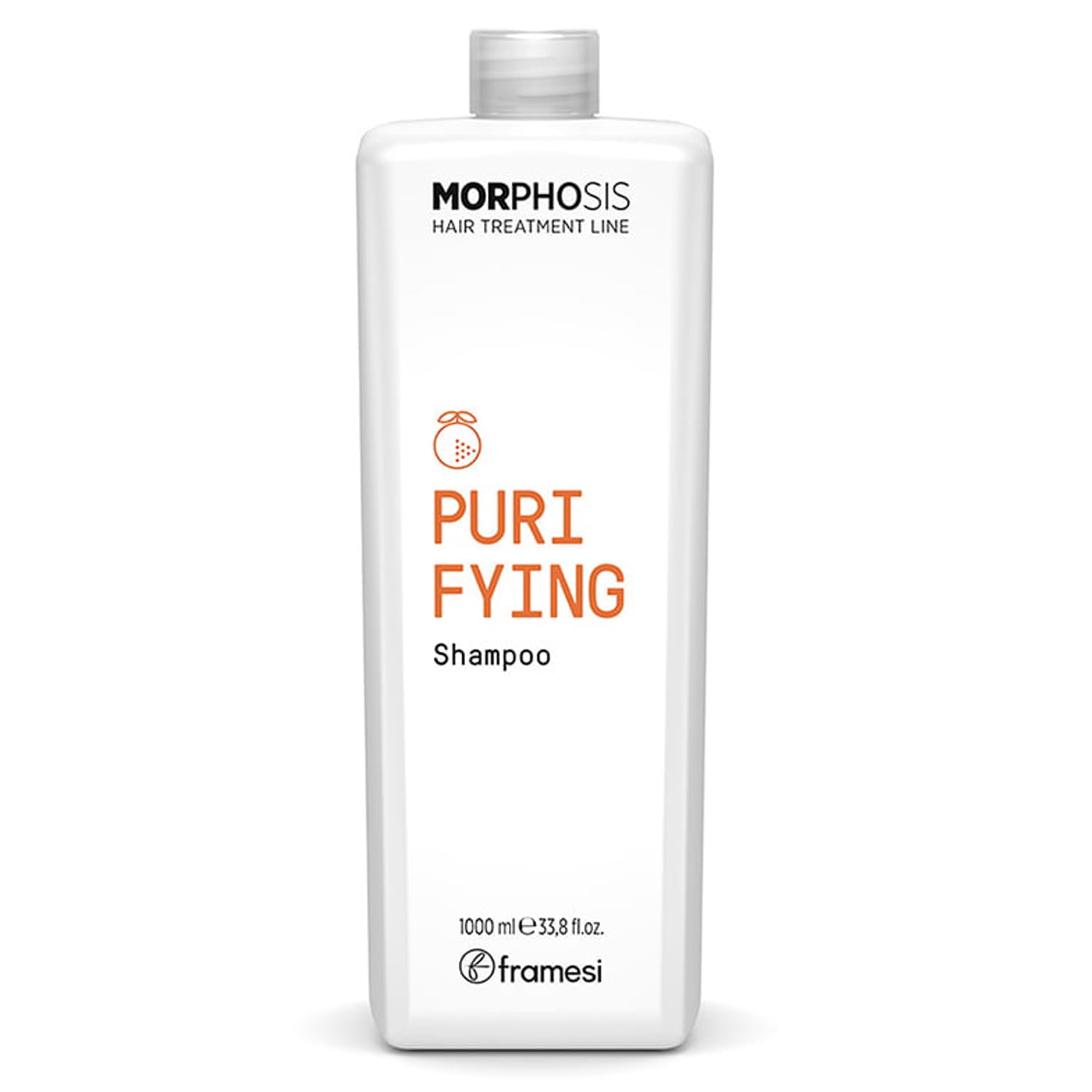 Framesi Morphosis Purifying AntiDandruff Shampoo, Dry Scalps, 33.8 Fl Oz