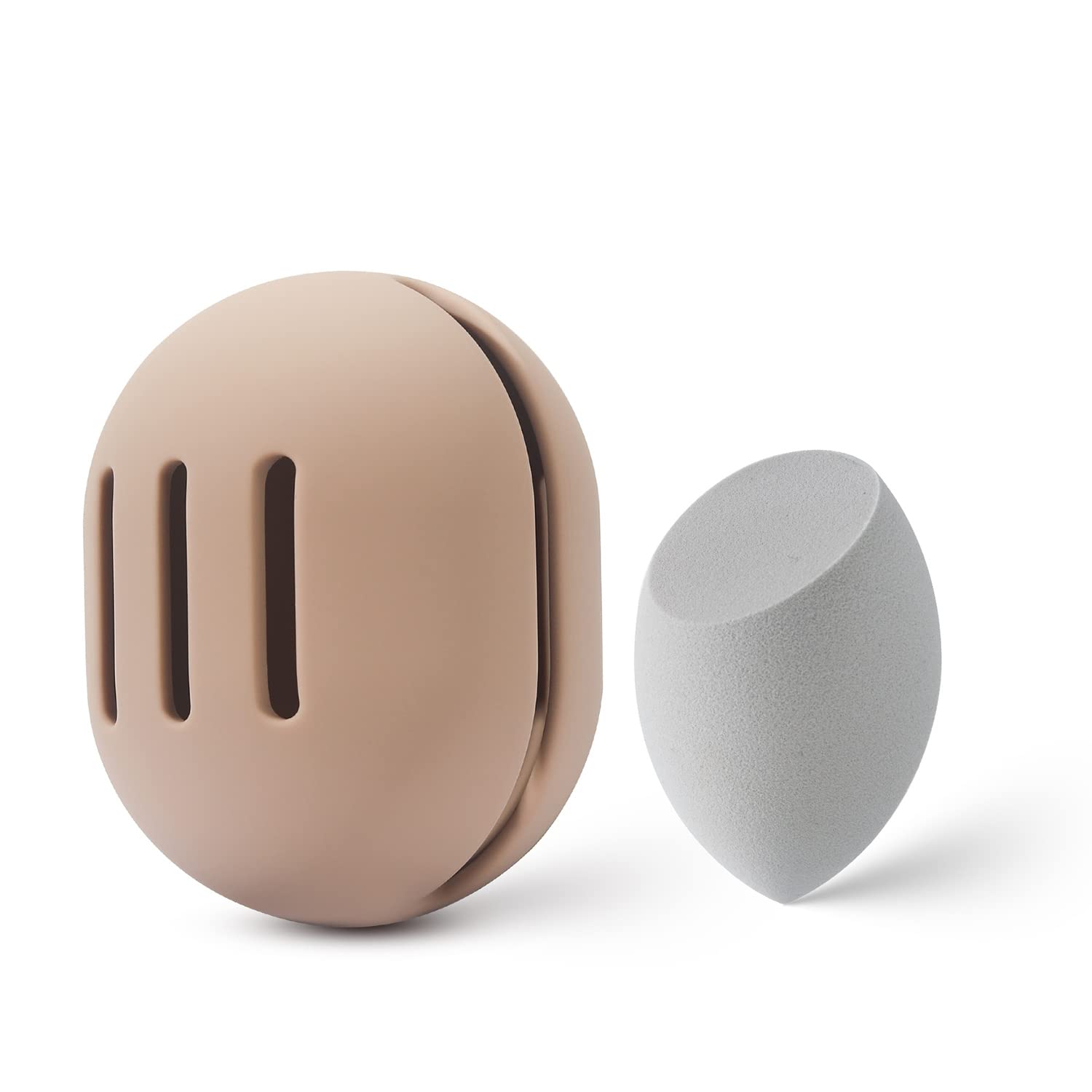 BEZOX Makeup Sponge with Holder, Non-Latex Face Blender with Case of Premium Silicone for Blending Liquid Foundations Cosmetics,