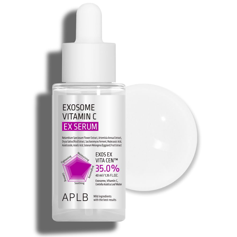 APLB Exosome Vitamin C EX Serum | EXOS EX VITA CEN 35.0% 1.35 FL.OZ/Korean Skincare, Efficient absorption, Dark spots, Elasticit