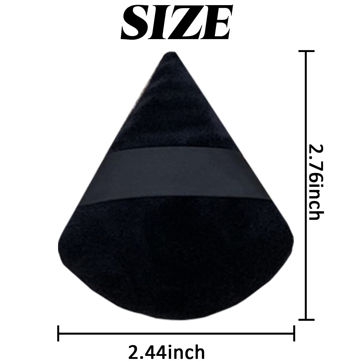 Gxxmei 30Pcs Powder Puff Face Soft Makeup Sponge, Triangle Powder Puffs For Loose Powder Mineral Powder Velour Puff For Face Exq