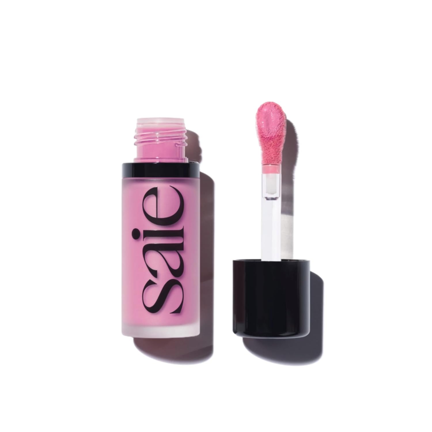 Saie Dew Blush - Lightweight Liquid Blush with a Blendable + Buildable Cream Finish - Dewy Cheek Tint with Doe Foot Wand Makeup 