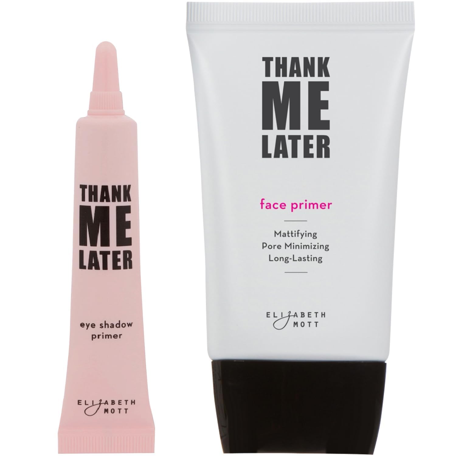 Elizabeth Mott - Thank Me Later Eye & Face Matte Primer for Long-Lasting Power Grip Makeup, Shine & Oil Control, Pore Minimizer,