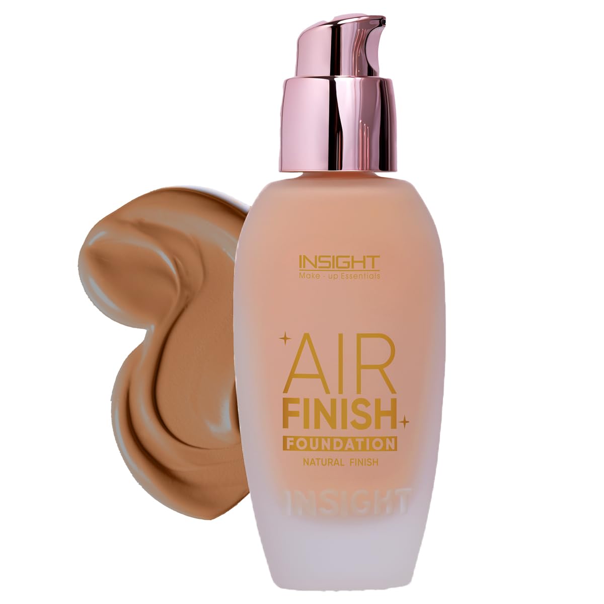 Insight Air Finish Foundation - Gingerbread Glow | Airbrushed Matte Finish | Lightweight & Comfortable | Buildable Coverage For 