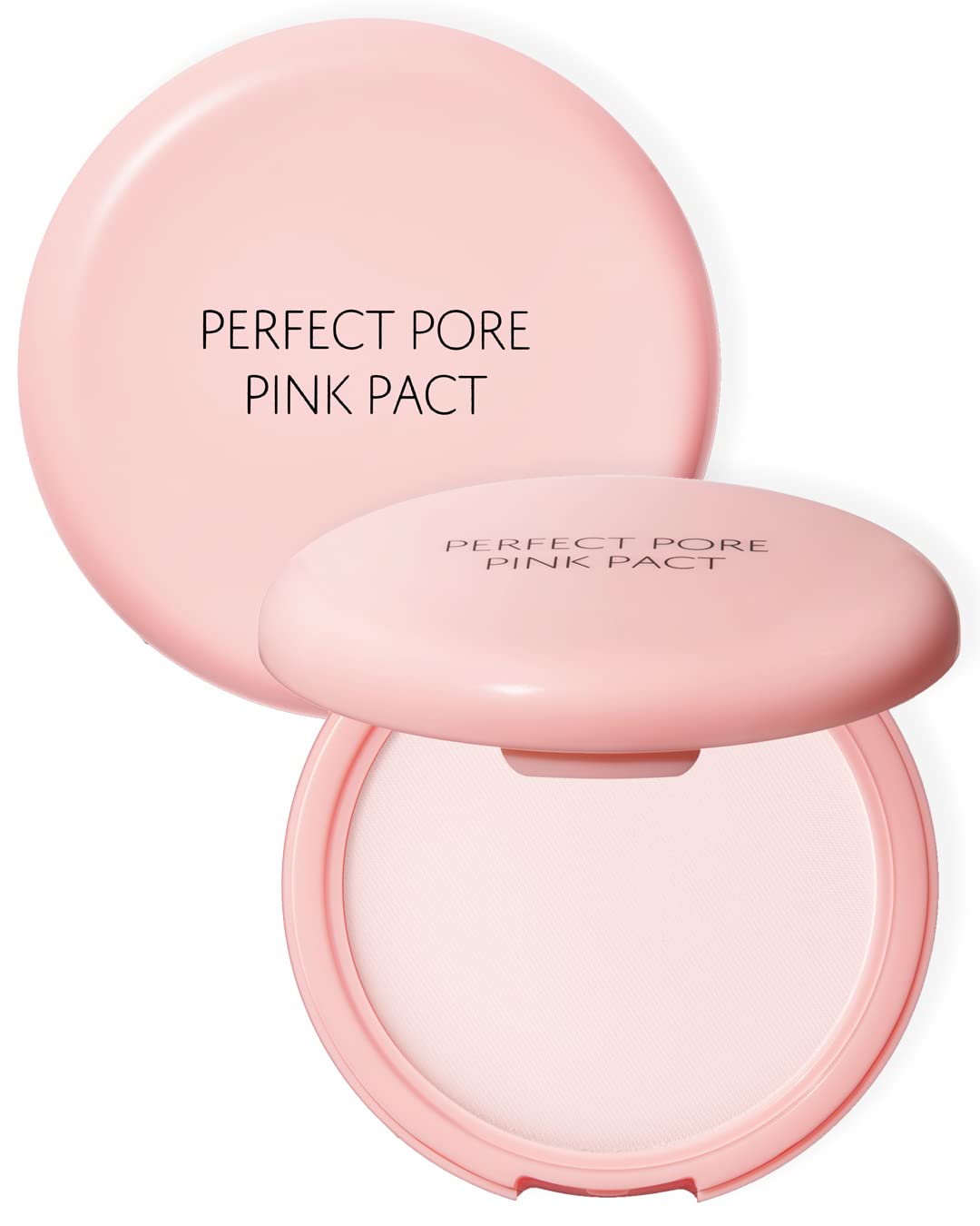 THESAEM Saemmul Perfect Pore Pink Pact - Makeup Finishing Pressed Powder for Sebum Control and Pore Minimization, Soothes Sensit