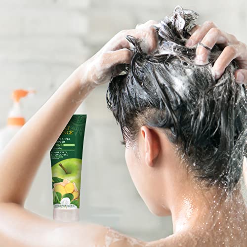 Desert Essence, Thickening Shampoo, Green Apple And Ginger, 8 Oz