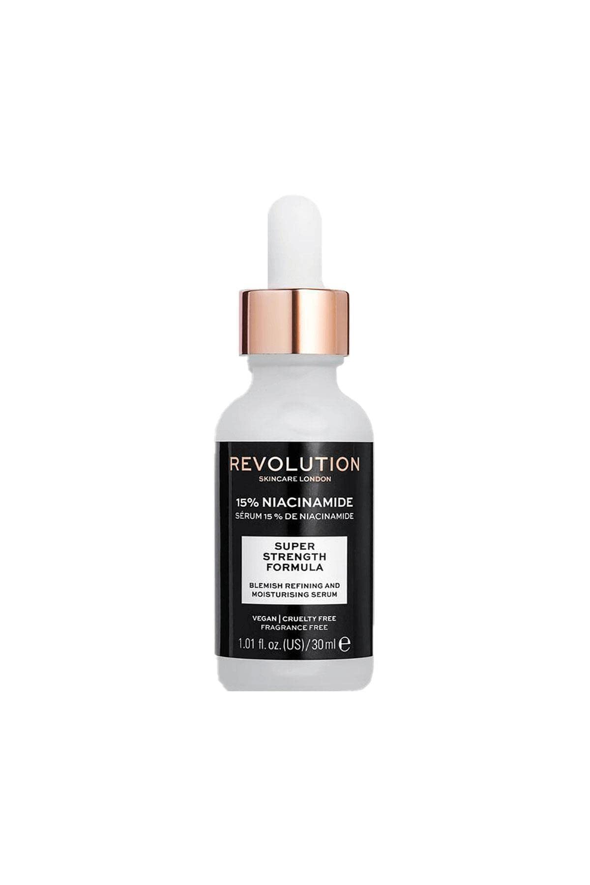 Revolution Skincare 15% Niacinamide Blemish & Pore Refining Serum, Targets Blemishes And Large Pores, Vegan & Cruelty Free, 1.01