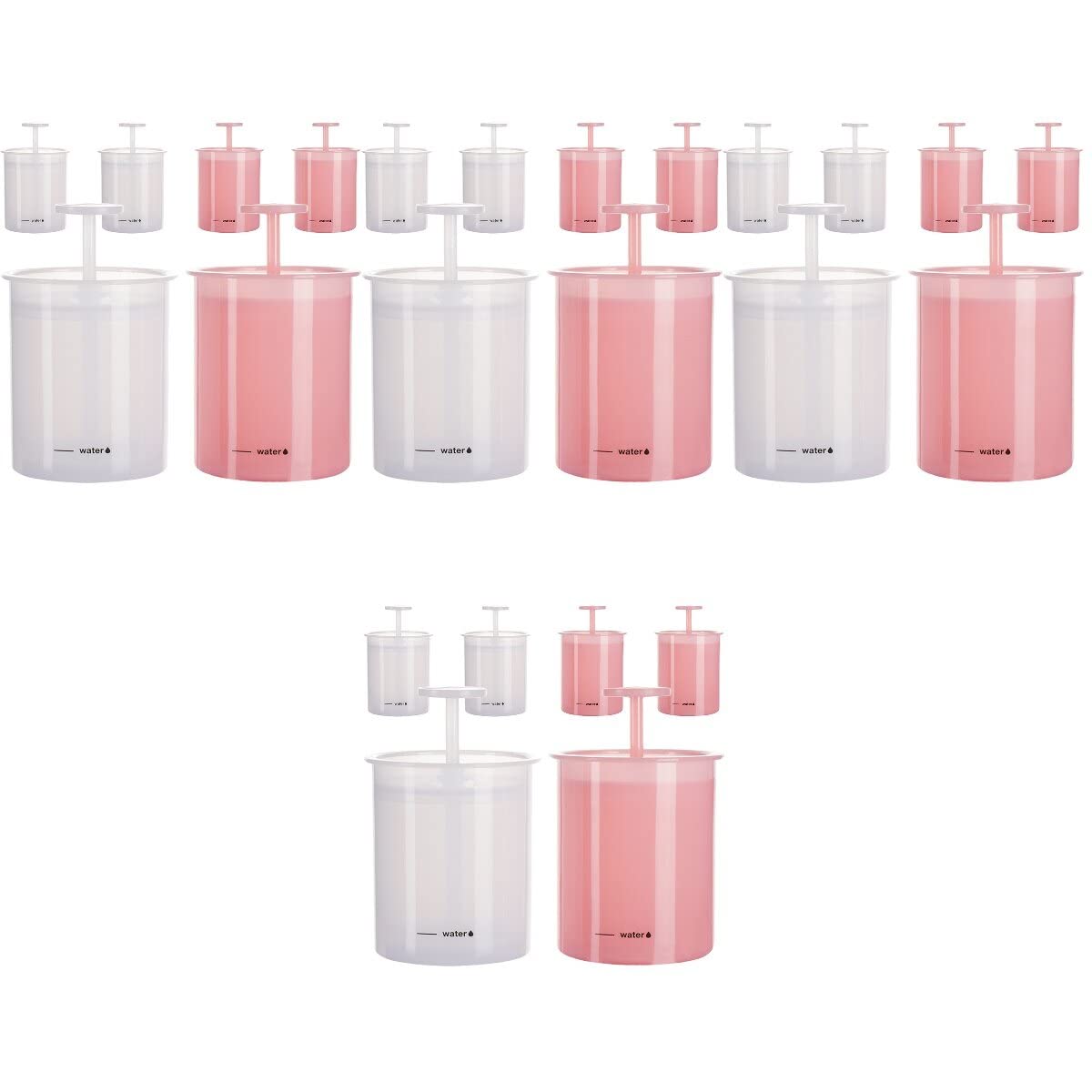 FRCOLOR 24 Pcs Facial Foamer Manual Shampoo Foaming Cup Gel Manual Bubble Maker Bubble Foam Cleaner Skincare Soap Foams Maker Cu